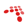 red TelstraSuper dots icon